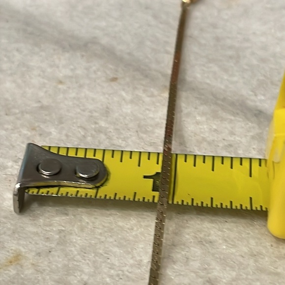 Vintage 14K Yellow Gold Rare Solid S Design Herringbone 7” Bracelet 🦋Firm Price🦋 - Picture 9 of 9